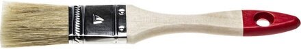 STAYER 0101-025 Кисть плоская ″UNIVERSAL-STANDARD″, светлая натуральная щетина, деревянная ручка, 25 мм