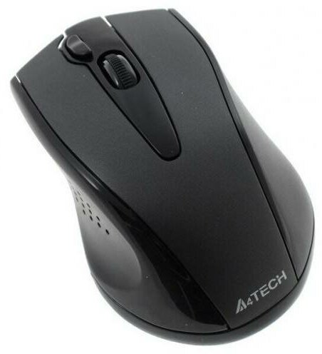 Мышь A4TECH, мышь оптическая, мышь беспроводная, USB, мышь 1200 dpi, мышь черного цвета