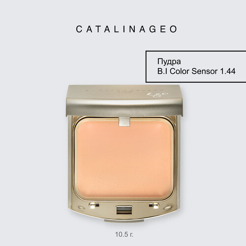 Компактная пудра Catalinageo B.I Color Sensor 1.44 Two Way Cake, 10.5 г, оттенок 25 Dark Beige