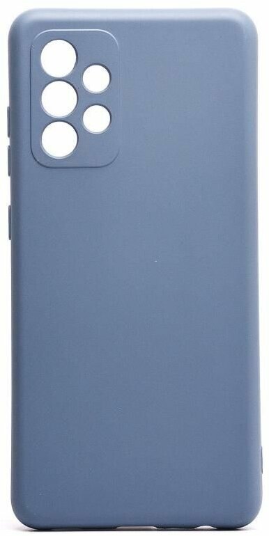 Чехол для Samsung SM-A525F (Galaxy A52) A526B (A52 5G) A528B (A52s 5G) силиконовый Soft Touch 4 <серый>