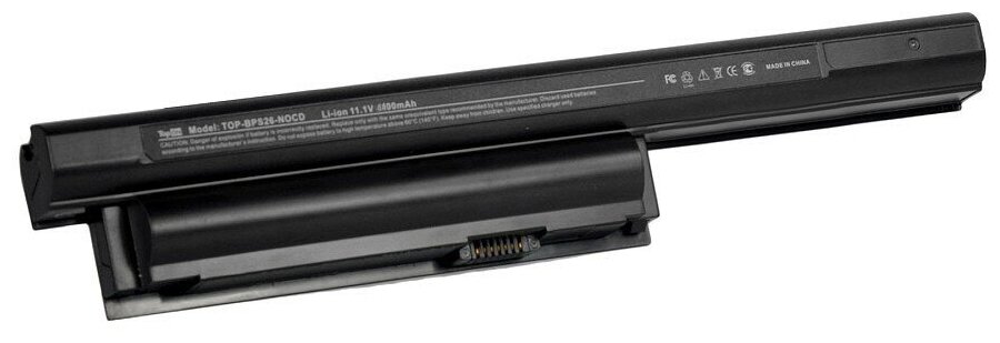 Аккумулятор для ноутбука Sony Vaio SVE14, SVE15, VPC-CA, VPC-CB, VPC-EL Series (11.1V, 4400mAh, 49Wh). PN: VGP-BPS26, VGP-BPL26