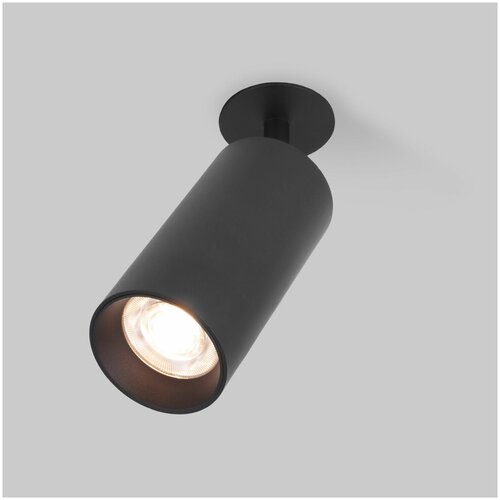 Спот / Встраиваемый светодиодный светильник с поворотным плафоном Elektrostandard Diffe 25066/LED 15W 4200K черный