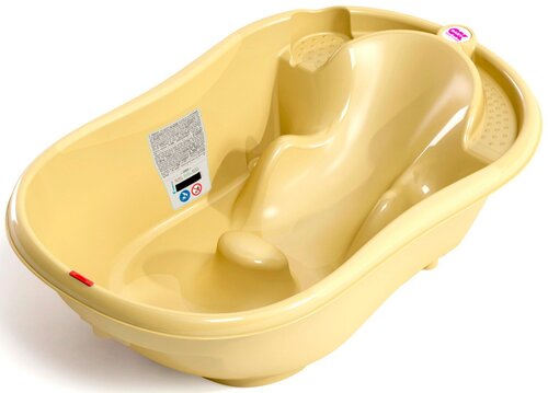 Ванночка для купания анатомическая Ok Baby Onda Желтый