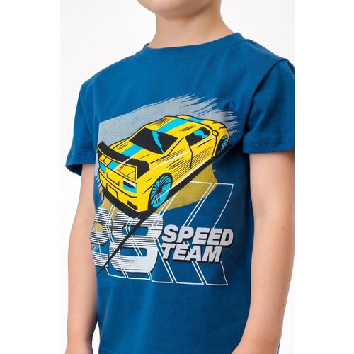 фото Футболка bonito kids, размер 122, синий