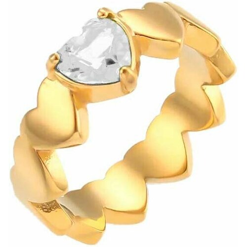 Кольцо Nouvelle mode бижутерный сплав, размер 17