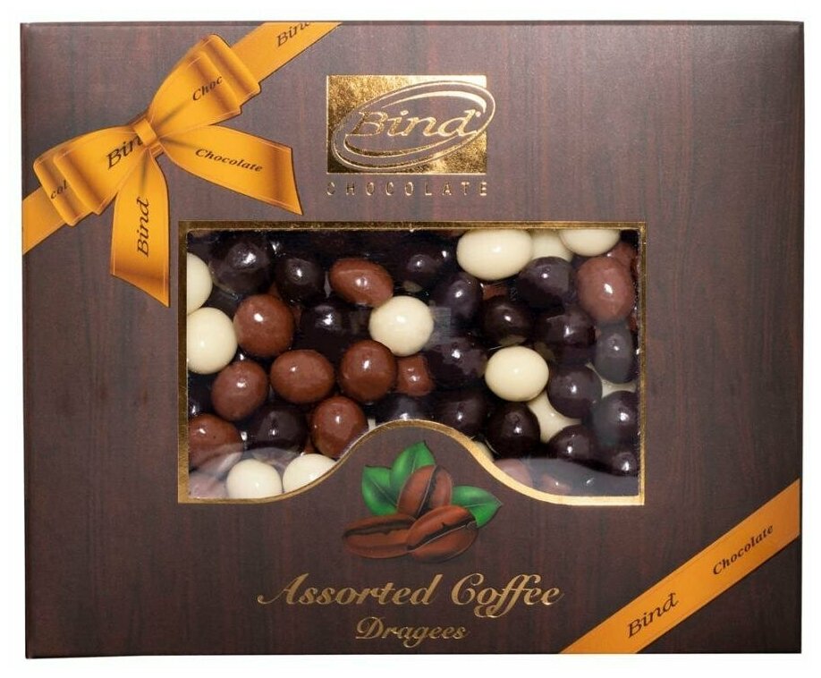 Шоколадное драже "Кофе в шоколаде" микс, 100 г - фотография № 5