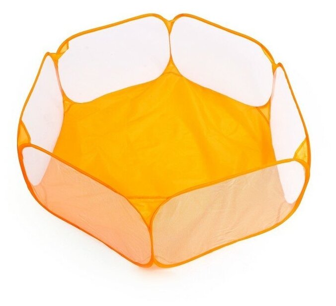 Детский манеж, сухой бассейн для шариков «Оранжевый» 120 × 120 × 38 см - фотография № 3