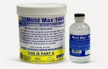 Изображение товара Smooth-On Mold Max 14NV жидкий силикон для изготовления форм на основе олова (США) 1 кг