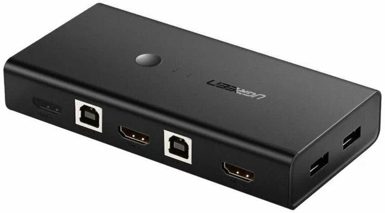 Сплиттер Ugreen CM200 HDMI Switch Box 2 In 1 Out 50744