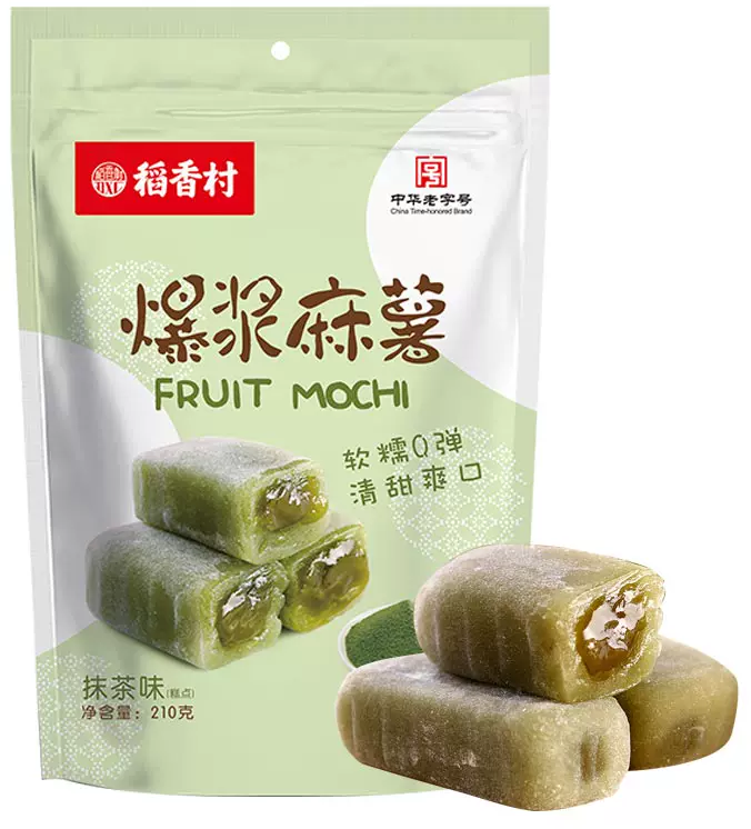 Моти фруктовое Fruit Mochi с чаем матча, 210 г — фото 1
