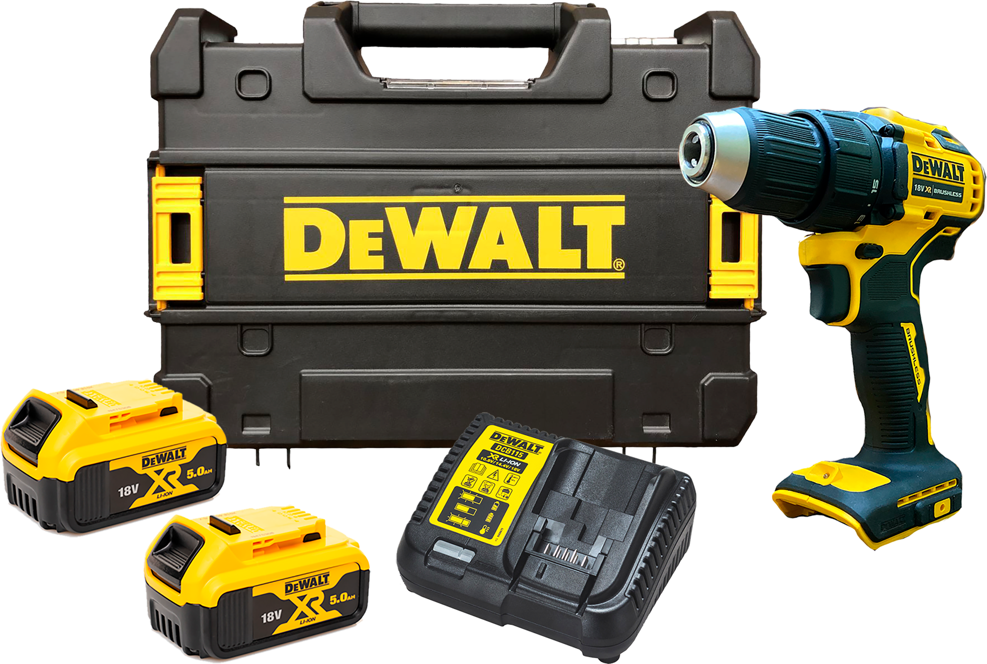 Аккумуляторная безударная дрель-шуруповерт DeWalt DCD708Р2