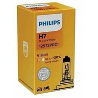 Галогенная лампа Philips H7 (55W 12V) Vision 1шт 12972PRC1