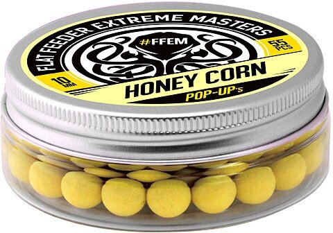 FFEM Бойлы плавающие Pop-Up 10mm Honey Corn-Медовая кукуруза (55шт)