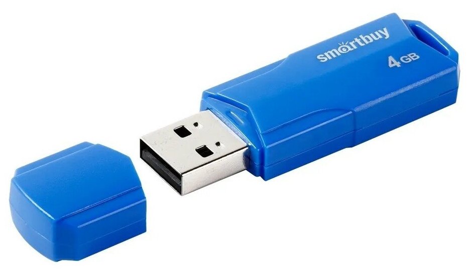 Smart buy Носитель информации Smartbuy USB Drive 4Gb CLUE Blue SB4GBCLU-BU