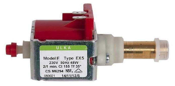 Насос (pump) для пылесоса и кофемашин ULKA EX5, 48 Вт, EX5 - фотография № 1