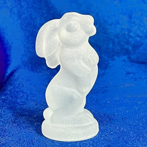 Сувенир Кролик хрустальный матовый