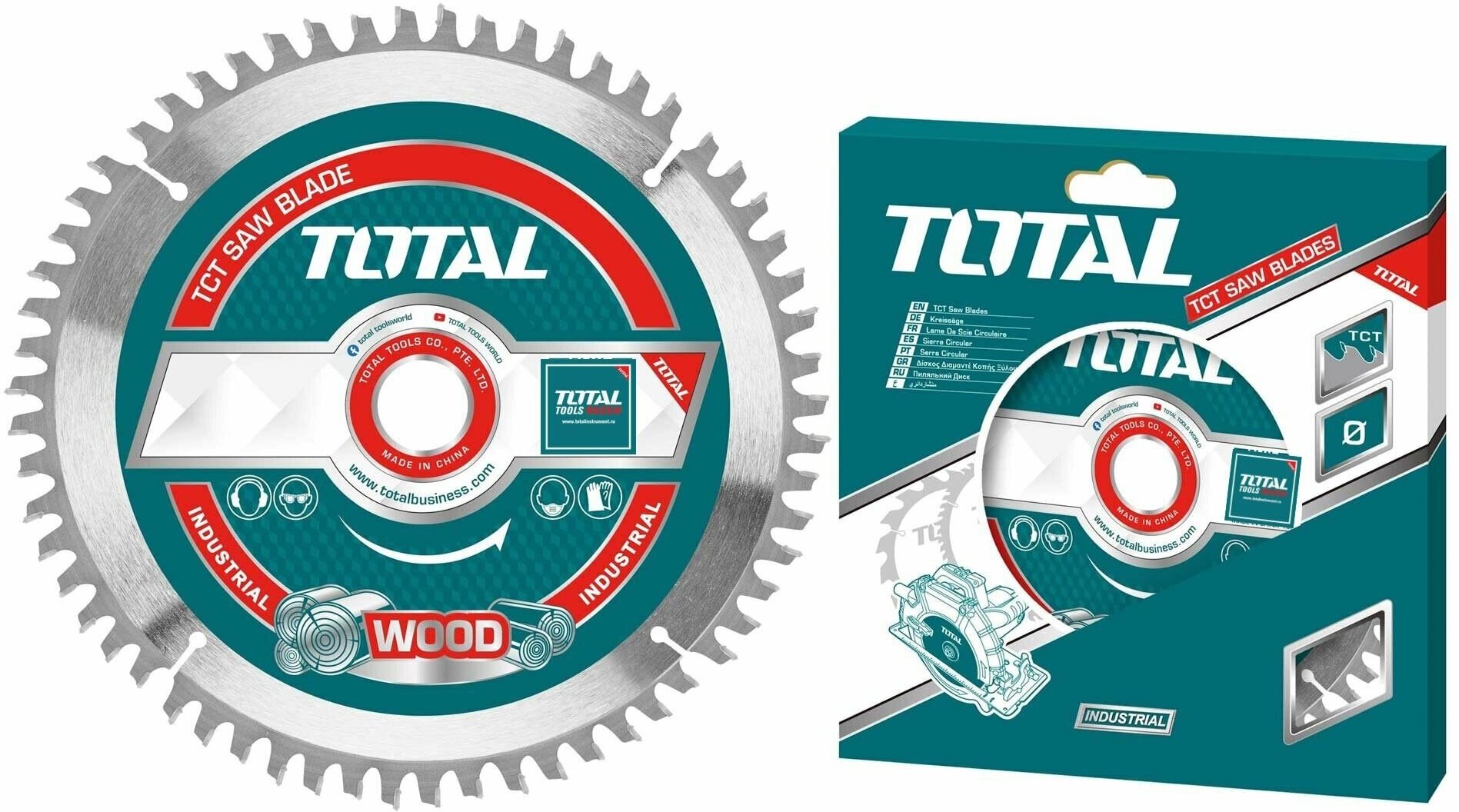 Диск пильный TCT TOTAL TAC2323111 24T 20мм