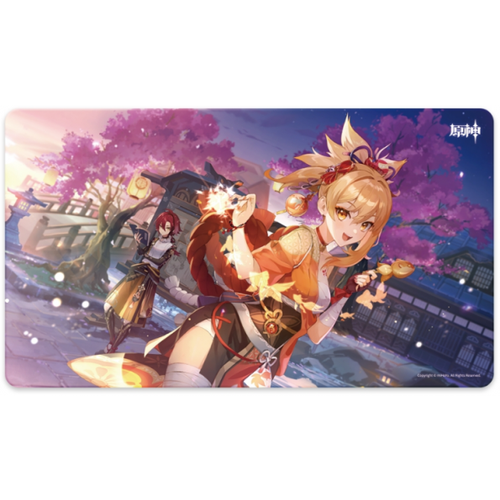 коврик для мыши genshin global impact desk mat firefly acg carnival 2022 event merchandise rai Коврик для мыши 40*70 см Genshin Impact Desk Mat Summer Fantasia Version A. 6975628240838