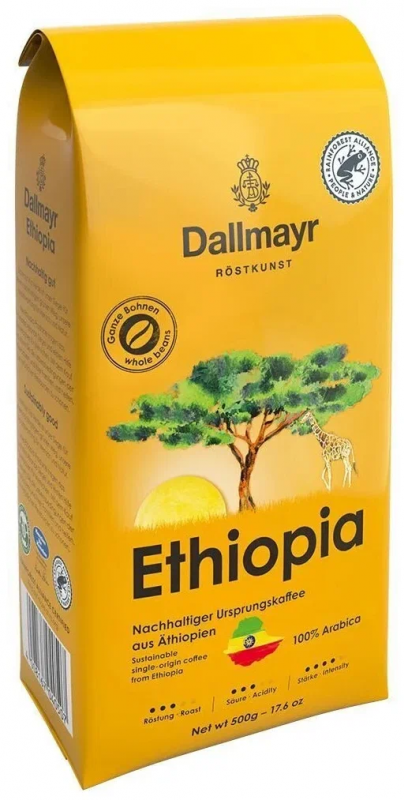 Кофе в зёрнах Dallmayr Ethiopia 0.5 кг