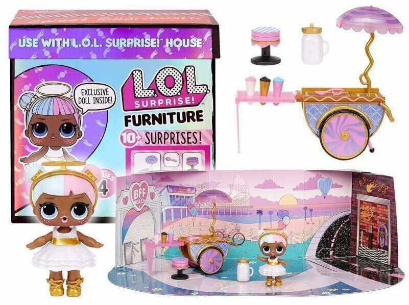 Игровой набор L.O.L. Surprise! Furniture Series 4 Sweet Boardwalk with Sugar, 572626