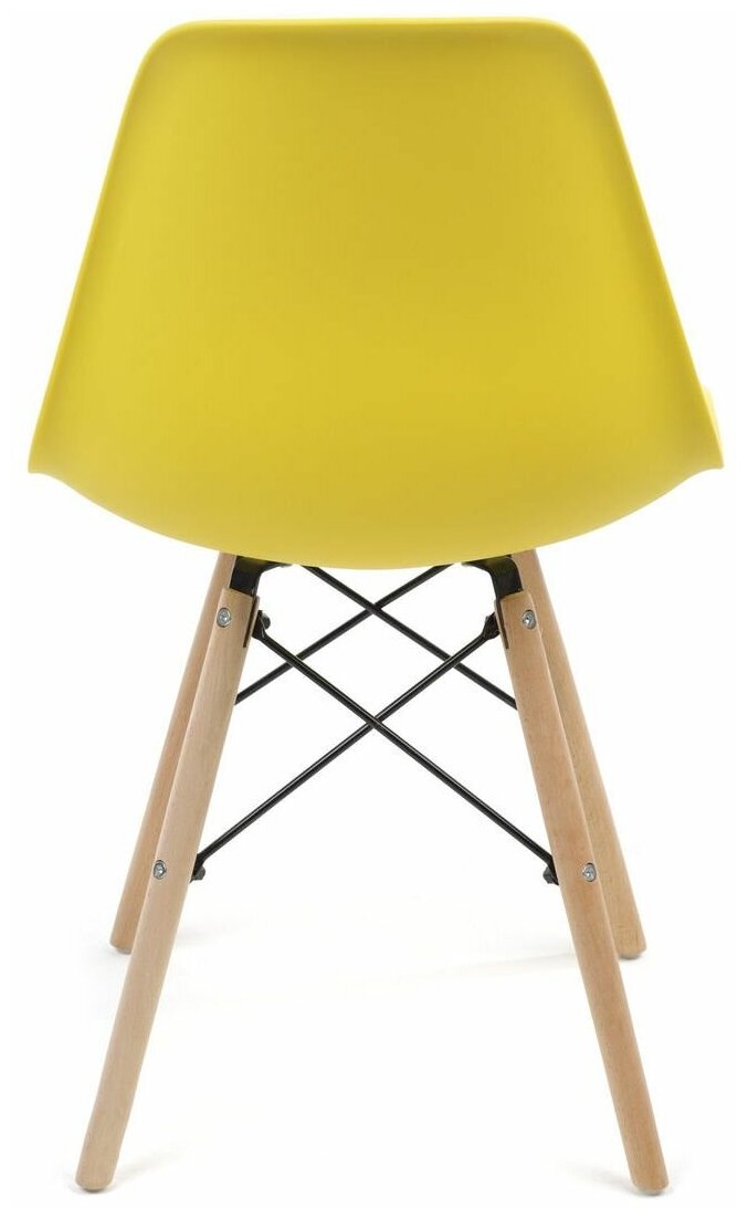 Комплект кухонных стульев для дома CH 20, 4 шт, CH 20, пластик желтый, - фотография № 6