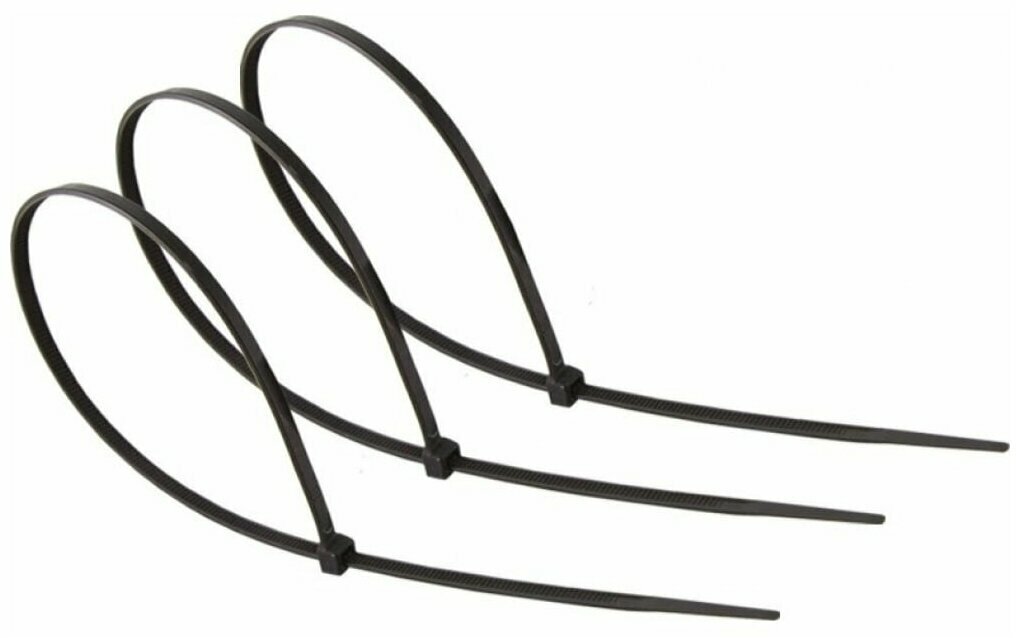 фото Нейлоновые стяжки 3х200 черный