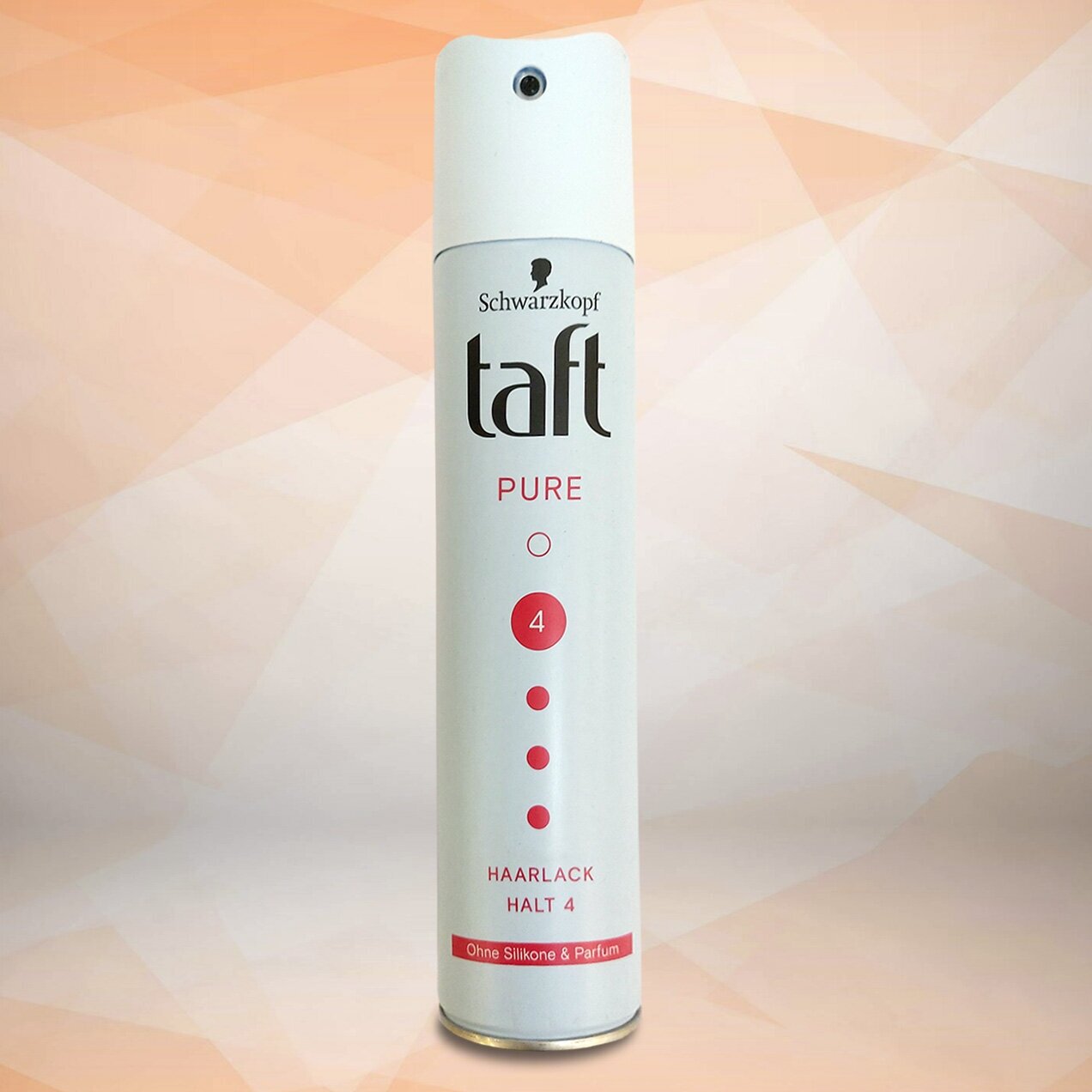 TAFT Ultra Pure Лак для волос Сверхсильная фиксация (4) Без силикона и отдушек 250 мл
