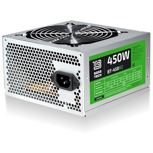 Блок питания 450 Вт ATX BaseTech BT-450R2 120 мм NEW 135100₽