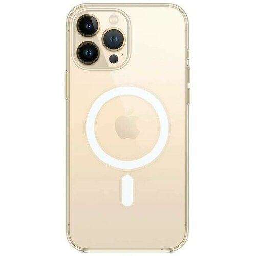 Чехол на айфон 13 Pro Max силиконовый противоударный с магнитом, защитой камеры, magsafe /Бампер накладка 13 про макс для телефона
