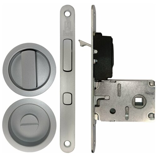 Bonaiti Комплект WC для раздвижных дверей (Механизм G500T H21 + ручки EASY TONDO) мат хром