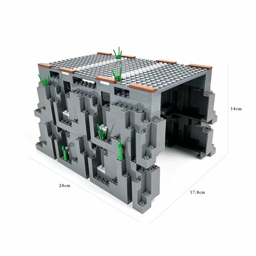 Детали LEGO Trains Железнодорожный тоннель горный