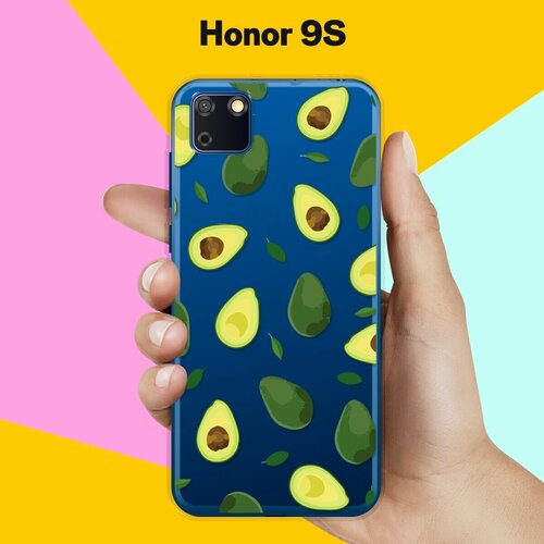 Силиконовый чехол Узор из Авокадо на Honor 9S силиконовый чехол узор из цветов на honor 9s