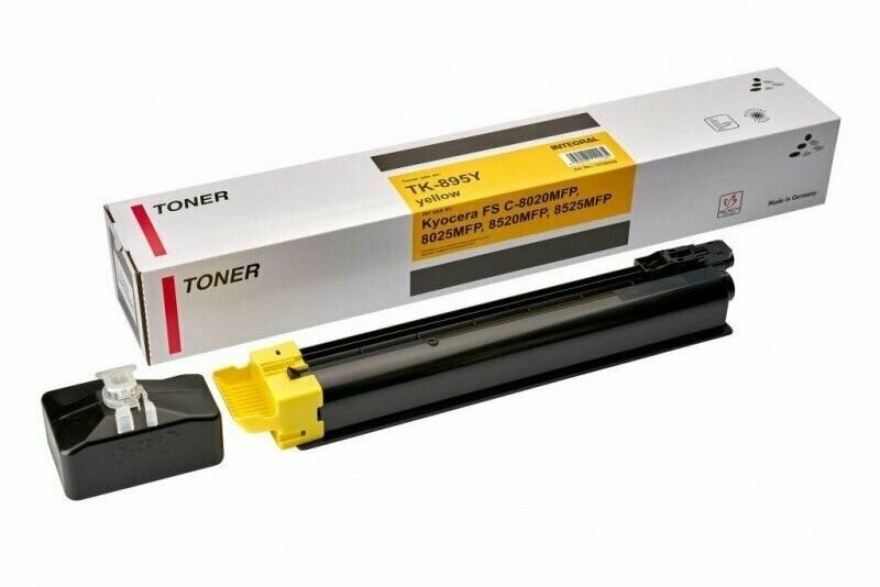 Лазерный картридж Integral TK-895Y желтый ресурс 6000 страниц для принтеров Kyocera