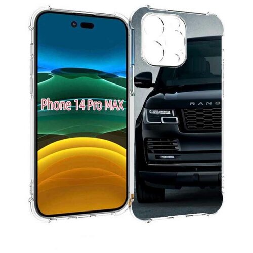 Чехол MyPads land-rover-ленд-ровер-1 мужской для iPhone 14 Pro Max задняя-панель-накладка-бампер