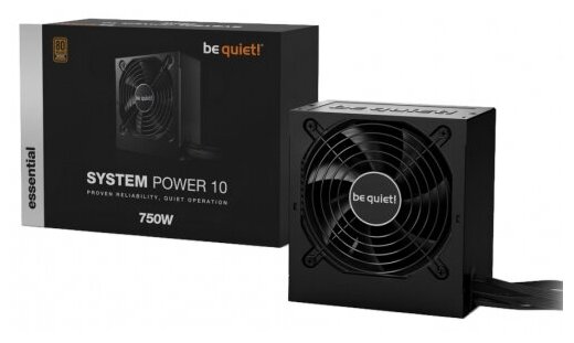 Блок питания BE Quiet! SYSTEM POWER 10, 750W, 80+ Bronze (BN329)