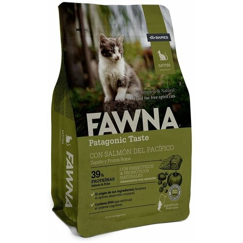 Fawna (Фавна) - Gatitos 3 Kg (Для котят. Лосось, тыква, красные ягоды)