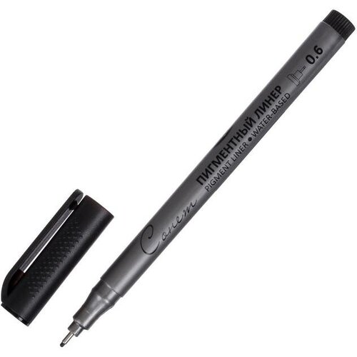 Ручка капиллярная Невская палитра для черчения линер 0,6 мм чёрный 1 шт