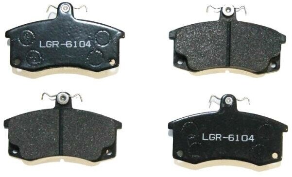 Колодки тормозные ВАЗ-2110-12, 1118, 2170, 2190 передние (4 шт.) (LGR)