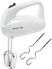 Миксер Galaxy LINE GL 2217 (300Вт, 5 скор. 2 насадки-венчика, 2 насадки для замеш.)