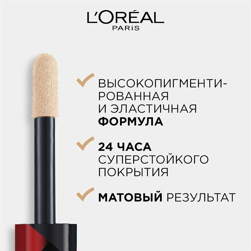 L'Oreal Paris Infaillible Консилер стойкий многофункциональный, тон 320 фарфор - фотография № 4