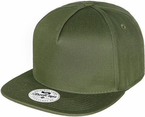 Бейсболка Street caps, размер 56/60, зеленый
