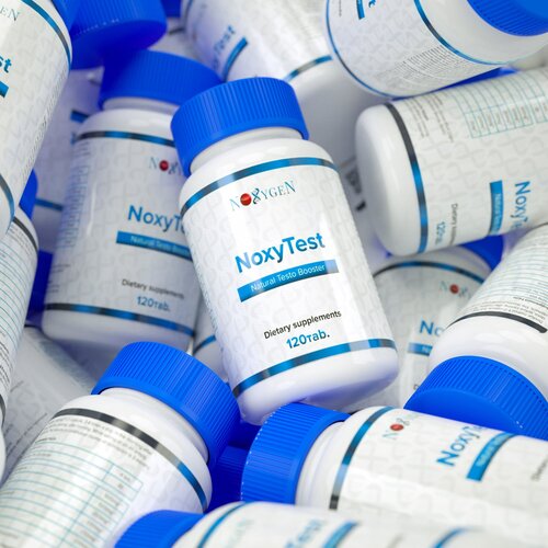 Noxygen NoxyTest 120 таб. тестостероновый бустер для наращивания мышечной массы, жиросжигания, повышения выносливости и силовых показателей