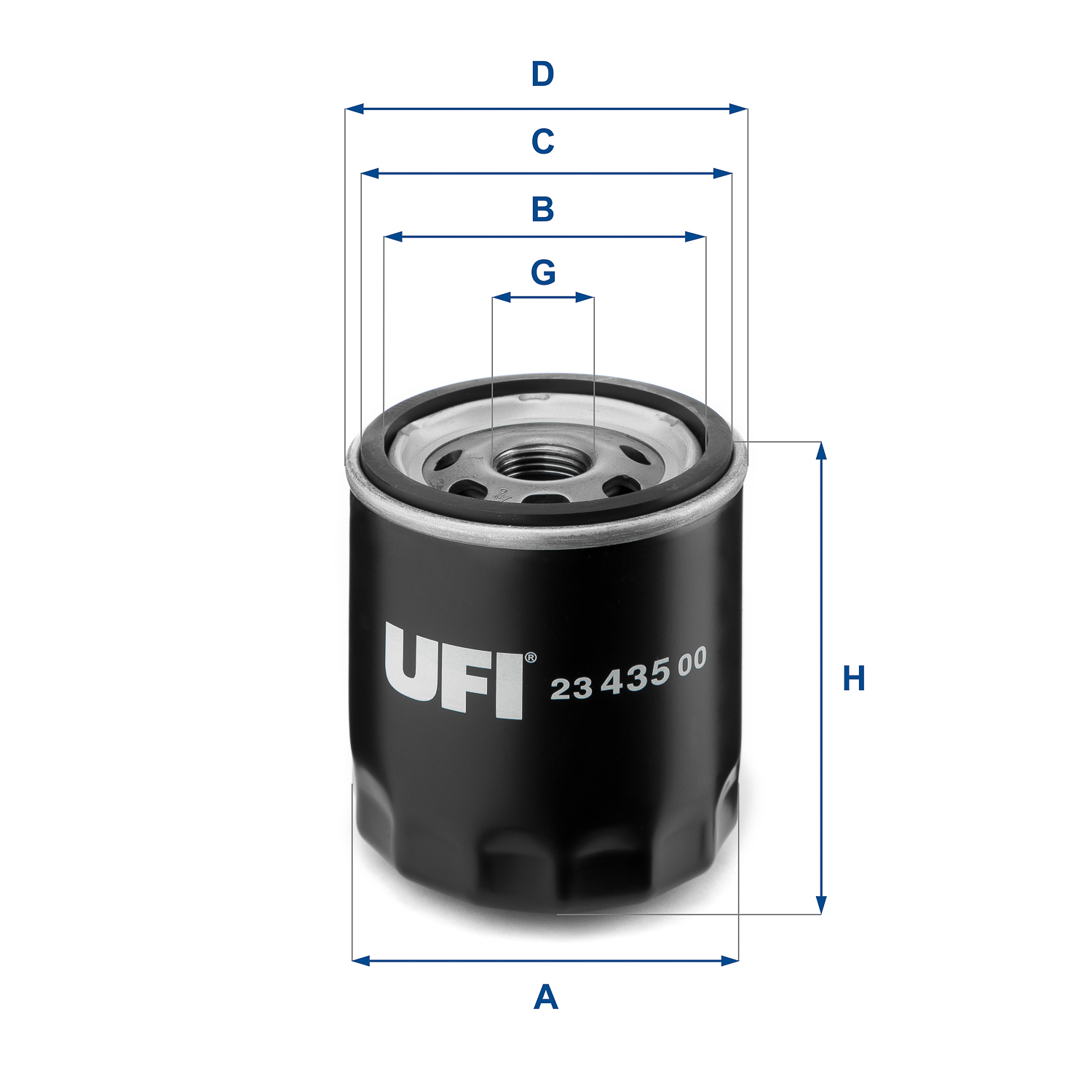 UFI 2343500 Фильтр масляный