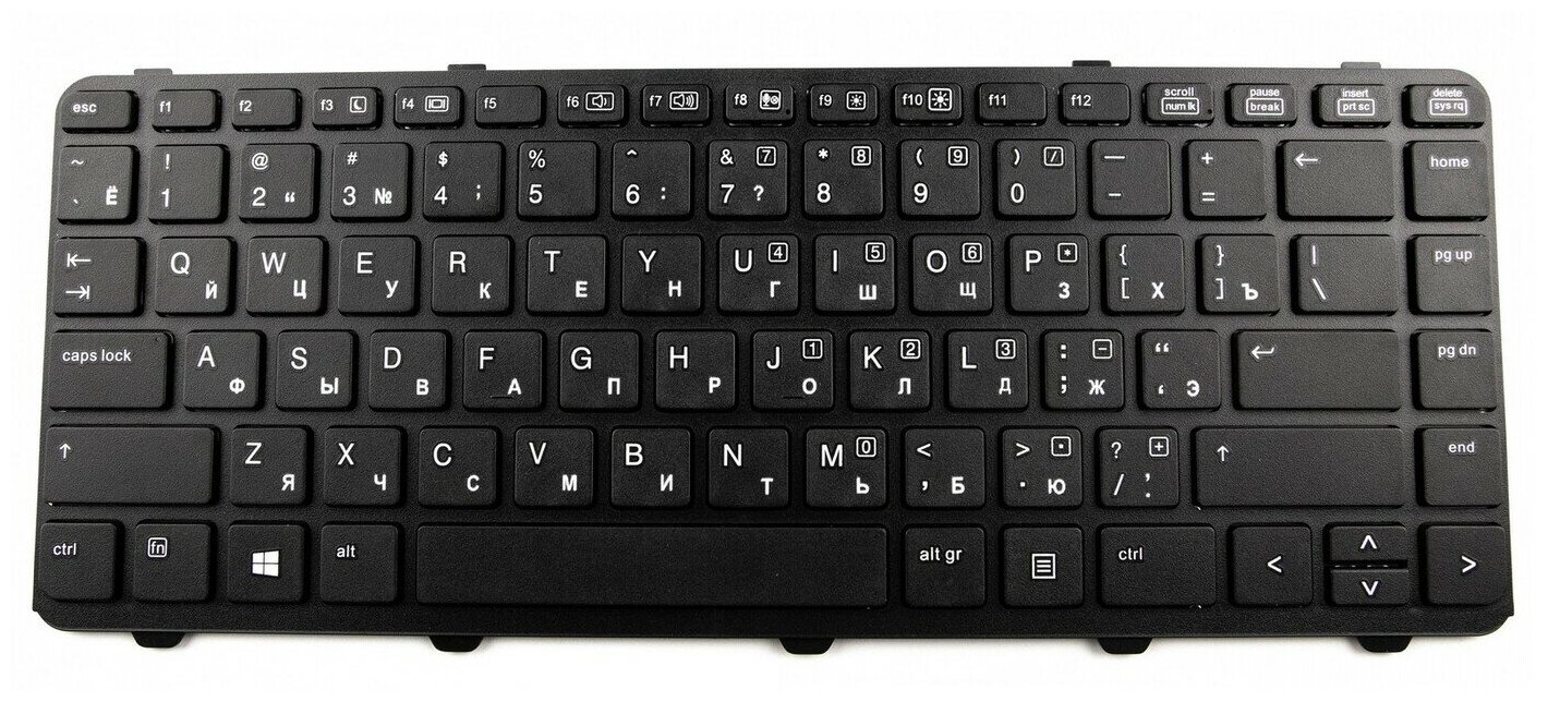 Клавиатура для ноутбука HP Probook 430 G2 440 G0 440 G1 с подсветкой P/n: 780168-BA1, 9Z. N9JBV. B1F