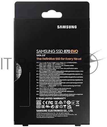SSD накопитель SAMSUNG 870 EVO 2ТБ, 2.5", SATA III - фото №14