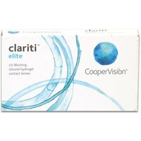 Контактные линзы CooperVision clariti elite (6 линз) -1.00 8.6, ежемесячные, прозрачные