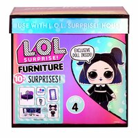 Набор LOL Surprise Furniture Series 4 с 10-ю сюрпризами Cozy Zone with Dusk Doll