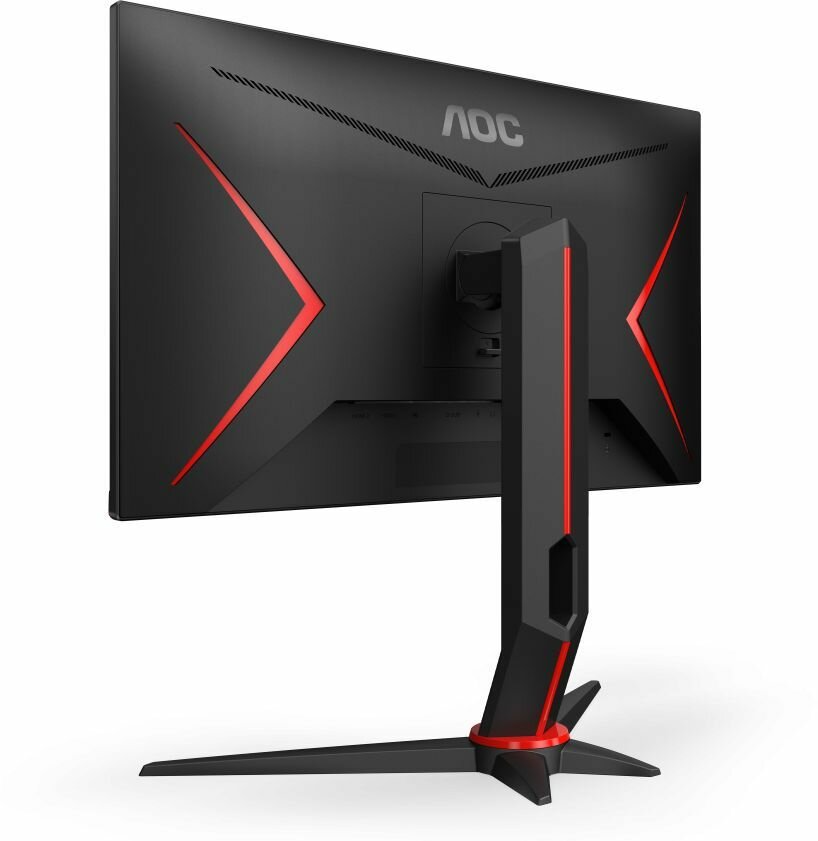 Монитор AOC 23.8" Gaming 24G2ZU черный/красный IPS LED 0.5ms 16:9 HDMI M/M матовая HAS 350cd 170гр/160гр 1920x1080 240Hz FreeSync Premium DP FHD USB 5.03кг