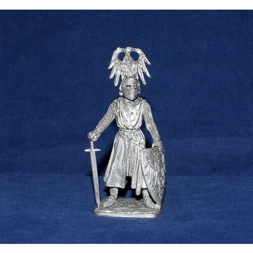 фото Коллекционная оловянная миниатюра, солдатик в масштабе 54мм( 1/32) рейнмар фон цветер. германия, 13 век ek castings