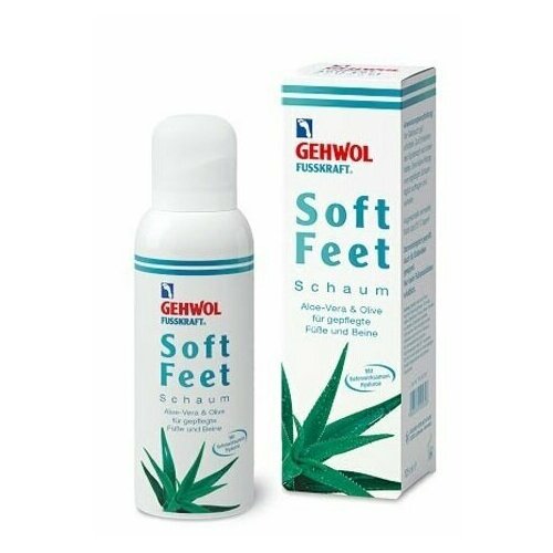 Gehwol Soft Feet Shaum - Пенка Алоэ вера и масло оливы с гиалуроновой кислотой 125 мл